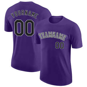 Men's Purple Baseball Jersey Lightweight Athletic Sports Jerseys OEM Private Label Customized Logo Sportswear Manufacturer USA - Product Image 1