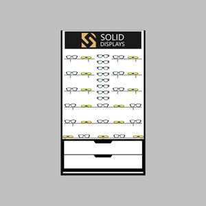 Multi-Layer Rotating Removable Italian Style Glasses Rack with <b>Desktop</b> Cabinet - Product Image 4
