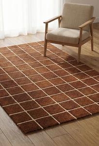Modern Abstract Handtufted Wool Area Rug with Anti Slip Backing <b>Thick</b> Pile Customization Available for Home Decor - Product Image 2