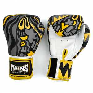 Nouveautés très demandées : Gants de boxe en cuir personnalisables pour jumeaux, avec sangles réglables auto-agrippantes pour le kick-boxing et les arts martiaux - Product Image 3