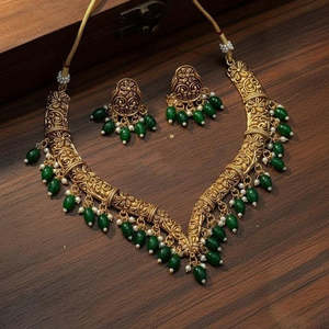 Jewelemarket 10575510GR Conjunto de Joyería Fina, Elegante Collar de Perlas y Cuentas - Product Image 1