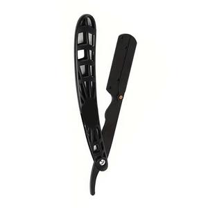 MORJE Surgical Straight Razor Single Blade Stainless Steel For Barber Shop Face <b>Shaving</b> Male ABS Plastic Handle - Product Image 4