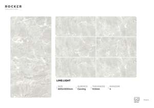 กระเบื้องพอร์ซเลนแผ่นใหญ่ขนาด 600x1200 มม. 60x120 ซม. 24x48 นิ้ว ผิวแกะสลักสวยงาม สำหรับตกแต่งบ้านและอาคาร - Product Image 5