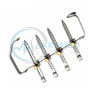 เครื่องวัดจมูกแบบโปรเจคโตมิเตอร์ของเดวิส ทำจากสแตนเลส ได้รับการรับรองมาตรฐาน CE ใช้สำหรับศัลยกรรมตกแต่ง สามารถนำกลับมาใช้ซ้ำได้ - Product Image 6