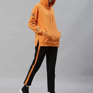Conjunto Deportivo Casual Bordado para Mujer, Dos Piezas, Chaqueta Corta con Cremallera y Manga Larga, Pantalones Deportivos para Correr - Product Image 3