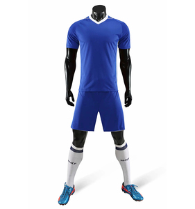 Ensemble d'entraînement de football pour hommes, de qualité supérieure, européen, à séchage rapide, maillot de foot uni pour le football - Product Image 4