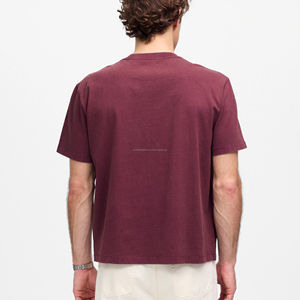 Camisetas de Punto de Algodón Puro 100% Transpirables para Hombre, Básicas, Lisas, de Secado Rápido, Ecológicas y Personalizables - Product Image 4