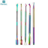 Ensemble de soins des ongles professionnel de haute qualité, pousse-cuticules et grattoirs complets, acier inoxydable de qualité médicale, ergonomique