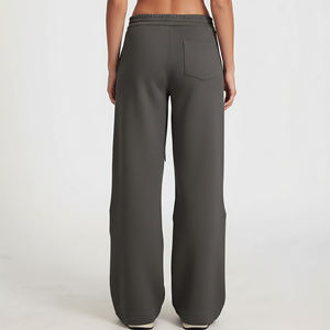 Pantalon femme 100% coton OEM/ODM, logo imprimé sur mesure, vêtements décontractés d'hiver, écologiques, haute qualité, confortables. - Product Image 2