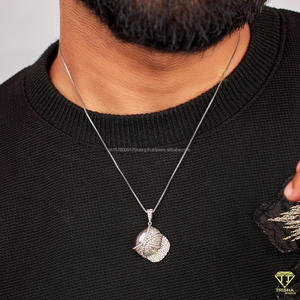 Premium Moissanite Diamond Helmet Pendant In 925 Sterling Silver Bling Hip Hop Fashion Jewelry Necklace For Men Women - Product Image 5