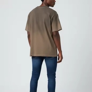 Custom Black Acid Wash <b>T</b> <b>Shirt</b> Heavyweight 100% Cotton Men Vintage <b>Charcoal</b> Mineral Wash Oversized Streetwear Blank Tee <b>Shirt</b> - Product Image 4