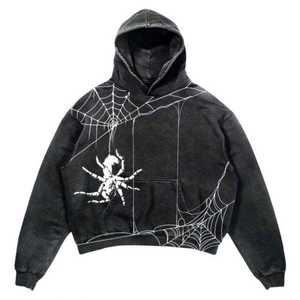 Sudadera con Capucha Oversize para Hombre, de Algodón Grueso de 500GSM, Estilo Urbano, con Bolsillo Canguro, Corte Holgado, para Invierno - Product Image 2
