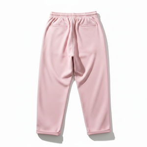 PRO ENTERPRISES Pantalon de survêtement rose pour homme, antistatique, taille haute élastique, léger, en coton tricoté, style décontracté HIGH STREET, automne - Product Image 4