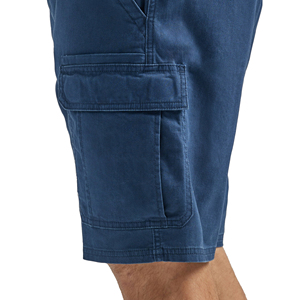 Wholesale Custom Casual Cargo Shorts 100% Cotton Elastic Waist Canvas Knee Length Men's Working Fashion Shorts - Product Image 5