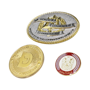 Moneda Conmemorativa de Metal Pintada a Medida CALA con Serigrafía, Forma Irregular, Origen TW - Product Image 4