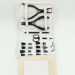 Kit complet d'outils d'extension de cheveux pour les professionnels des salons, outils et accessoires d'application de qualité supérieure pour extensions de cheveux humains - Product Image 4