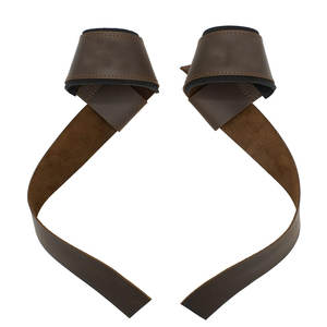 Correas de Levantamiento de Pesas de Cuero de Primera Calidad con Logotipo Personalizado, Costuras Reforzadas para un Agarre Seguro al Barra, Correas de Levantamiento de Pesas Sin Estiramiento - Product Image 1