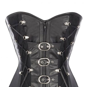 Corset en cuir pour femme de qualité supérieure, fabriqué dans différentes tailles, fabriqué professionnellement en cuir PU. - Product Image 2