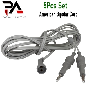 Pinzas Electroquirúrgicas Bipolares de Silicona Reutilizables de Alta Calidad de Pacho Industries, Fabricadas en Acero Inoxidable de Grado Quirúrgico - Product Image 1