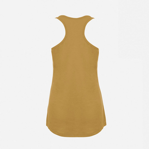 Women's Mustard <b>Yellow</b> Scoop Neck Knitted <b>Tank</b> <b>Top</b> Breathable Casual Sleeveless <b>Top</b> for Everyday Wear - Product Image 4