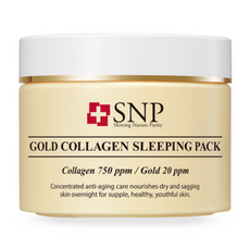 Crema Notte SNP Gold Collagen 100g con Peptidi per Pelle Secca, 7 Flaconi Scontati - Product Image 1