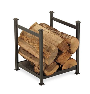 Metal Firewood <b>Rack</b> Round <b>Log</b> Holder Rectangular Iron <b>Log</b> Holder Powder Coated Firewood Storage <b>Rack</b> - Product Image 1