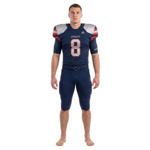 Conjunto de Uniforme de Fútbol Americano para Hombre, Personalizado con Número Sublimado, Malla Ajustada, Manga Corta, para Todas las Temporadas - Product Image 2