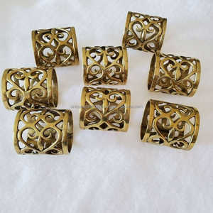 Rond de serviette de qualité supérieure fait à la main de meilleure qualité porte-anneau de serviette en laiton de forme ronde à un prix abordable par UCI - Product Image 1