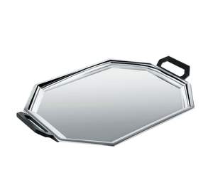 Plateau en aluminium conçu pour servir des collations, des repas et des boissons lors de célébrations, avec une finition durable et brillante - Product Image 4