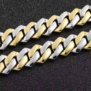 Indian Manufacture <b>Iced</b> <b>Out</b> Hip Hop Moissanite Diamond Cuban <b>Chain</b> Necklace Custom Jewelry for Men Available for Export Price - Product Image 4