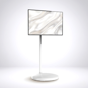 Écran de télévision intelligent <span class=keywords><strong>portable</strong></span> 27-32 pouces tout-en-un avec écran tactile et support <span class=keywords><strong>sur</strong></span> roulettes pour usage domestique en intérieur - Product Image 2