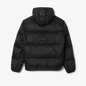 Men's Hooded Lightweight Water-Repellent Puffer Jacket Quilted Insulated Full Zip Winter <b>Coat</b> Warm Outdoor Casual Activewear - Product Image 2
