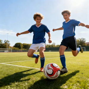 ลูกฟุตบอลใหม่ หนัง PU น้ำหนักเบา สำหรับการแข่งขันและฝึกซ้อม คุณภาพสูง รับผลิตตามสั่ง บริการ OEM เป็นมิตรกับสิ่งแวดล้อม - Product Image 6