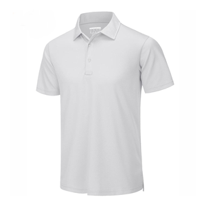 Chemise de golf pour homme, anti-rides, respirante, à séchage rapide, performance, boutonnée sur le devant, manches courtes - Product Image 1