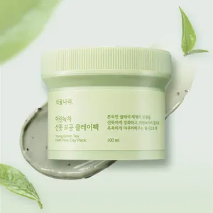 Shingmulnara Young Green Tea 100ml Pack d'argile à pores frais Masque facial fonctionnel de bonne qualité - Product Image 1