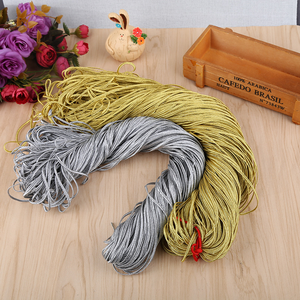 Cordón Soutache Metálico al por Mayor, 2mm 3mm 4mm 5mm 7mm, Dorado y Plateado, para Joyería - Product Image 6