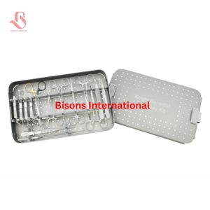 ชุดอุปกรณ์ผ่าตัดทำหมันแมว BISONS สำหรับสัตวแพทย์ ทำจากเหล็กกล้าไร้สนิม ใช้ซ้ำได้ พร้อมกล่องเก็บ - Product Image 1