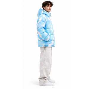 OEM Custom logo Shiny Thick Warm Winter <b>Cropped</b> Down <b>Jacket</b> Custom Streetwear Classic Zipper up Women <b>Puffer</b> <b>Jacket</b> - Product Image 3