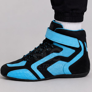 Chaussures de course automobile professionnelles pour hommes, alliant design léger, texture respirante, adhérence stable et performance sur piste - Product Image 4