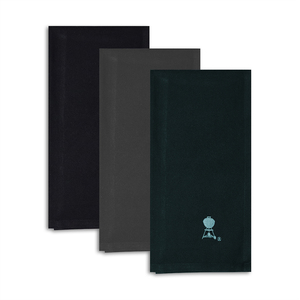 Black Cotton <b>Kitchen</b> <b>Towel</b> Solid Color With Embroidery logo Rectangle <b>Kitchen</b> <b>Towel</b> Eco Friendly Machine Washable - Product Image 6