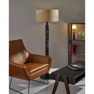 Brown Upholstered Accent Chair Lounge Armchair Metal Legs Modern Living Room <b>Seating</b> - Product Image 3
