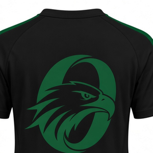 Maillot de cheerleading personnalisé noir et vert à manches courtes – Tenue de sport d'équipe, chemise athlétique pour compétition et entraînement, haut de cheerleading - Product Image 6