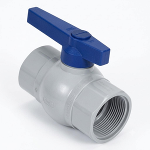 Vanne à boisseau sphérique filetée en PVC, raccord de tuyauterie en plastique, connecteur de contrôle de débit d'eau, solutions pour systèmes d'irrigation, de plomberie et d'approvisionnement industriel - Product Image 3