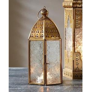 Lanterne marocaine en métal la plus vendue, de qualité supérieure, pour décorations intérieures et extérieures, Noël, mariages, festivals, autres bougeoirs et pots. - Product Image 1