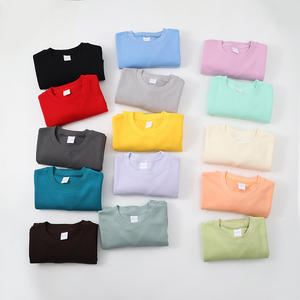 T-shirt pour homme en coton 100% tricoté, coupe régulière, taille américaine 220 GSM, grande taille, logo sur le devant, impression personnalisée, respirant, écologique - Product Image 3