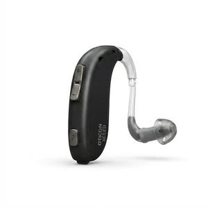Oticon XCEED 1 Ultra Power BTE pour aides auditives rechargeables, réduction du bruit, soutien aux acouphènes, compatible iPhone, pour personnes âgées - Product Image 3
