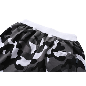 Pantalones Cortos de Mezclilla para Hombre, Sólidos, Desgastados, Ajustados, Casuales, Resistentes al Viento, Transpirables, de Secado Rápido, Cintura Alta, con Cierre de Cordón - Product Image 2