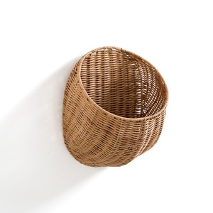 Home wall decor & storage <b>wicker</b> hanging <b>basket</b> multi purpose braided rattan <b>baskets</b> for sale - Product Image 5