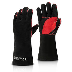 Guantes de Soldadura de Cuero de Primera Calidad Hechos en Fábrica al por Mayor, Diseño Popular, Palma Reforzada, Hechos a Medida - Product Image 1