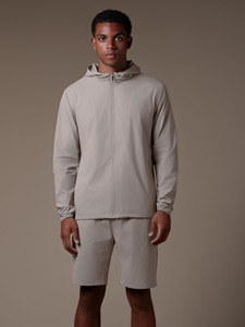 <b>Men's</b> Custom Lightweight Hooded Windbreaker <b>Set</b> with <b>Hoodie</b> <b>and</b> <b>Shorts</b> Outdoor Running Sportswear Casual Two Piece Tracksuit <b>Set</b> - Product Image 1